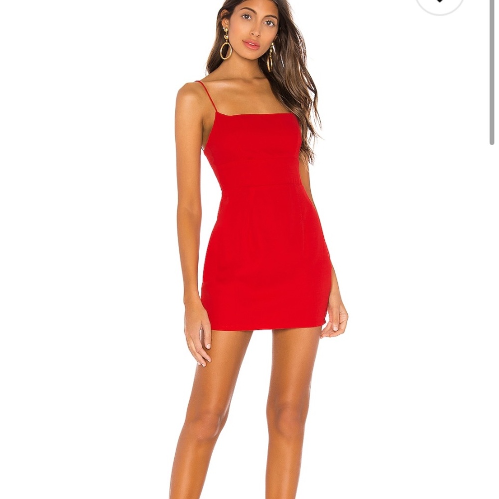 Revolve Superdown red mini dress